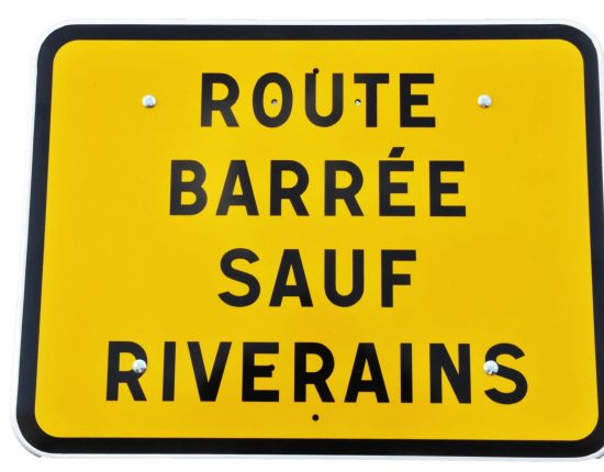 CIRCULATION INTERDITE - Rue du Moulin